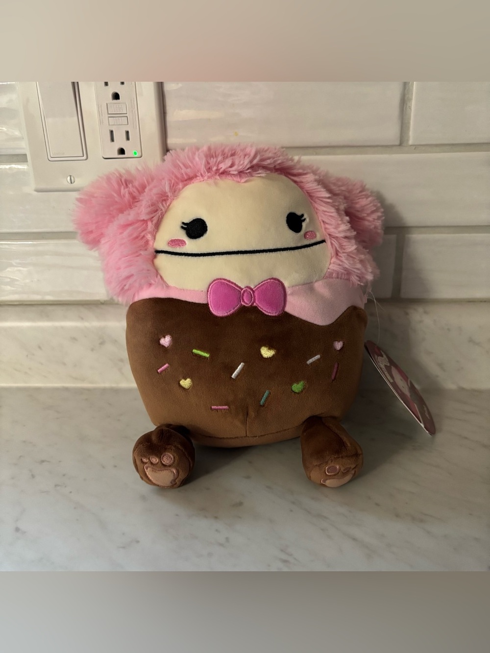 Brina the Chocolate Dipped Bigfoot Squishmallow